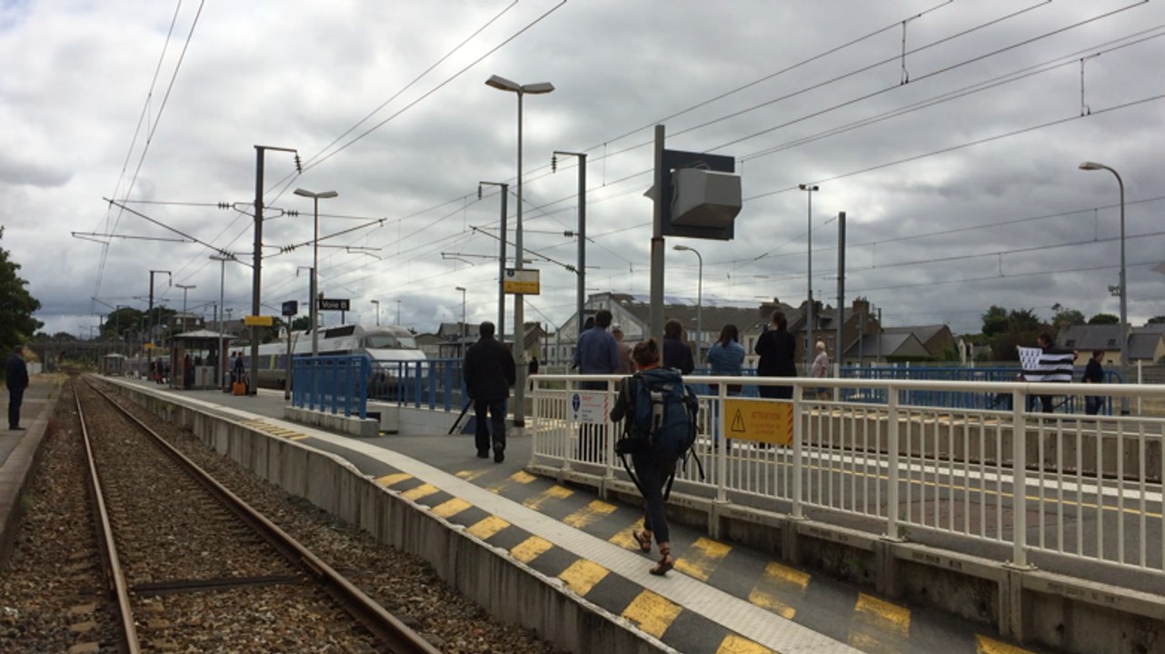 La LGV arrive à Lamballe le 2 juillet 2017