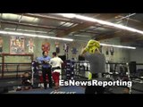 Brandon Rios Showing Dance Moves As He Gets Ready for sparring EsNews Boxing