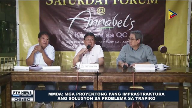 MMDA: Mga proyektong pang imprastraktura ang solusyon sa problema sa trapiko