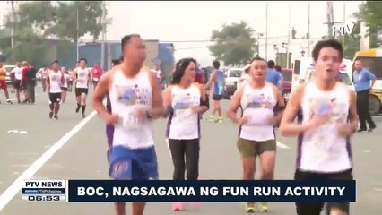 BOC, nagsagawa ng Fun Run Activity
