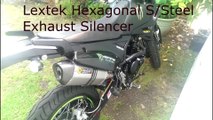-Kreidler SuperMoto 125 DD- Sport Exhaust-Auspuff Lextek SoundTest !