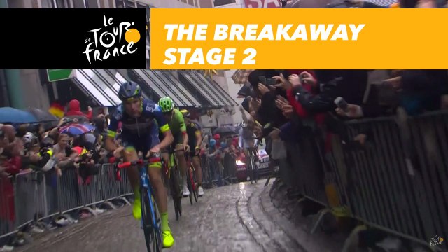 L'échappée arrive en Belgique / The breakaway arrives in Belgium - Étape 2 / Stage 2 - Tour de France 2017