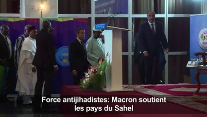 Force antijihadiste: Macron soutient les pays du Sahel