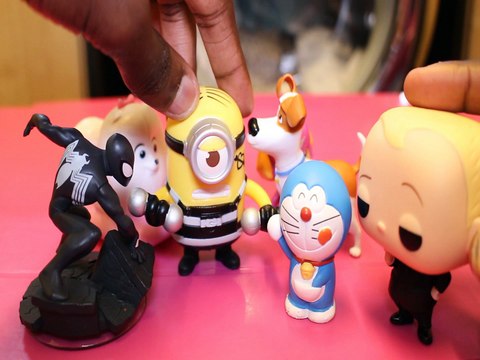 EVIL BOSS BABY MAKES ROBOTS SPIDERMAN SKYE MAX TSLOP MINIONS DORAEMON GIDGET DREAMWORKS Toys Kids Video