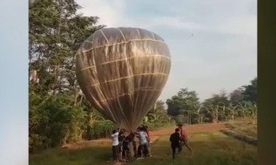 Warga Masih Nekat Terbangkan Balon Udara