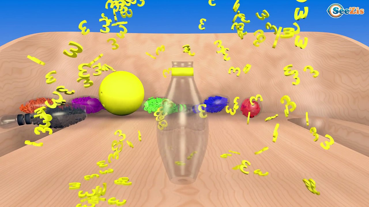 Learn Colors and Numbers 3D Ice Creams for Kids | Lolipop & Pacman Cartoon for kids