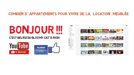 Location meublée : combien d'appartement pour en vivre ?