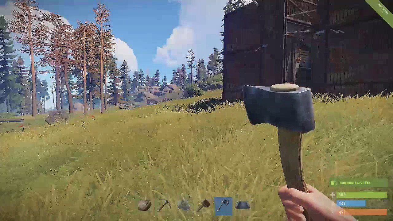 Rust Mapa Marcando o inimigo.