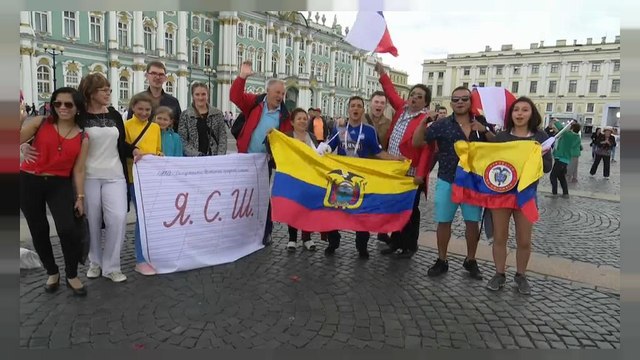 Санкт-Петербург встречает болельщиков