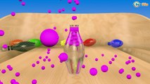 Learn Shapes with 3D Bowling Game - Colors and Shapes Collection for Children