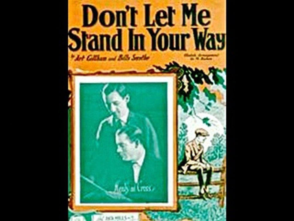 Harvey Marburger & His Orchestra - Don't Let Me Stand In Your Way