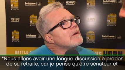 Boxe - Roach : "Nous allons parler avec Pacquiao de sa retraite"