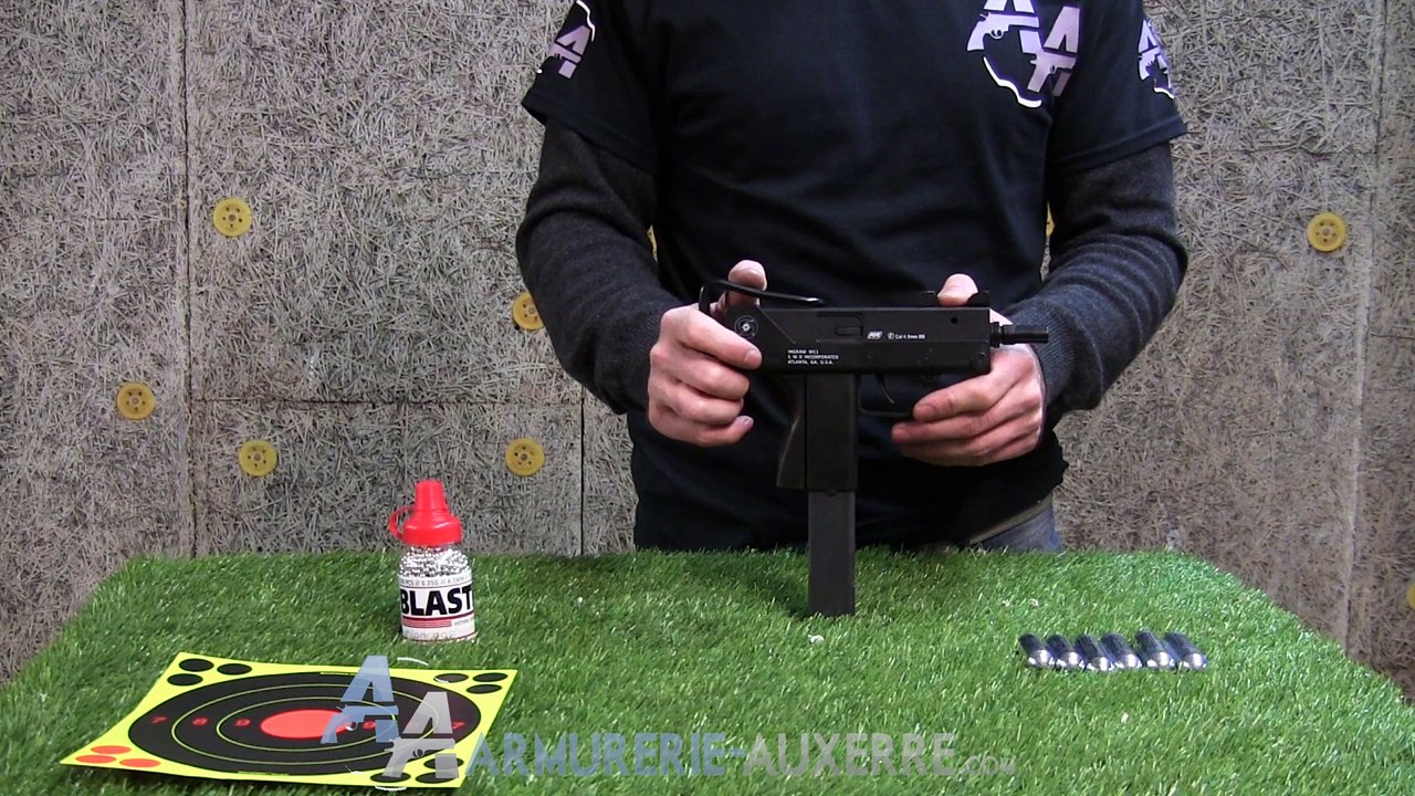 Ingram MAC 11 4.5 /.177 ASG, essai et présentation