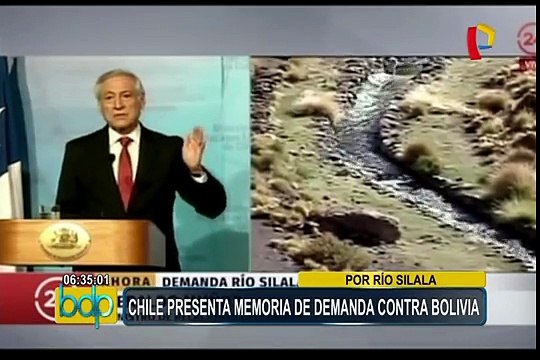 Chile avanzan en demanda contra Bolivia por aguas del río Silala