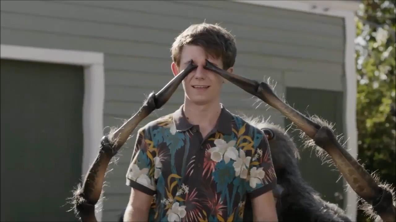 Skittles Giant Talking Spider Halloween Ad