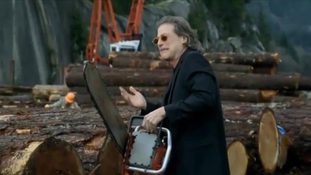 Snickers Logging Super Bowl Commercial