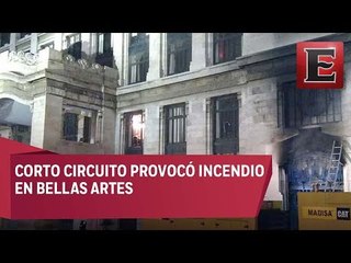 Incendio en Bellas Artes no afecta actividades