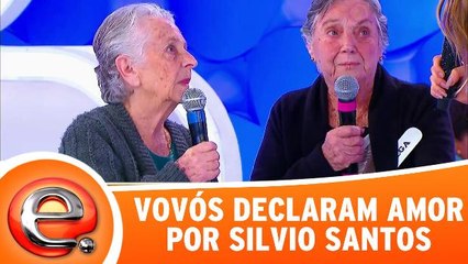Vovós declaram seu amor por Silvio Santos