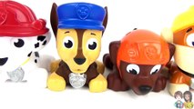 [ANIMATION TV]- - Nickelodeon Paw Patrol Squirters Fun Bath Time Water Toys with Rocky, Zu