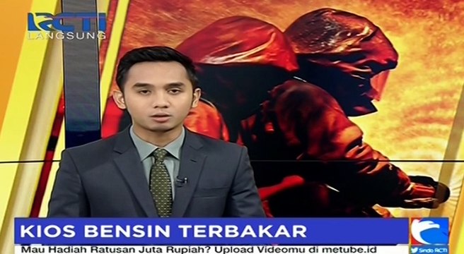 Terkena Percikan Api, Kios Bensin di Ponorogo Ludes Terbakar