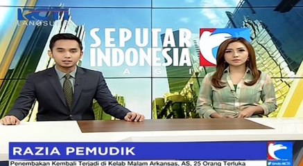 Polisi Gelar Razia dan Sweeping Para Penumpang Bus di Terminal Purabaya