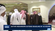 i24NEWS DESK | Qatar gets 48hours extension on list of demands | Sunday, June 2nd 2017