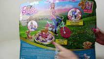 Barbillon bicyclette et et gelé anna poupée barbie jeux de vélo barbie vélo équitation