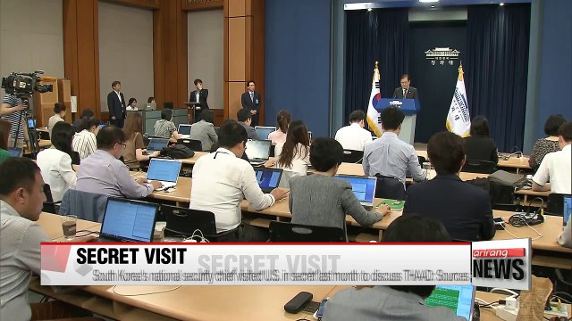 South Korea's national security chief visited U.S. in secret last month to discuss THAAD: sources