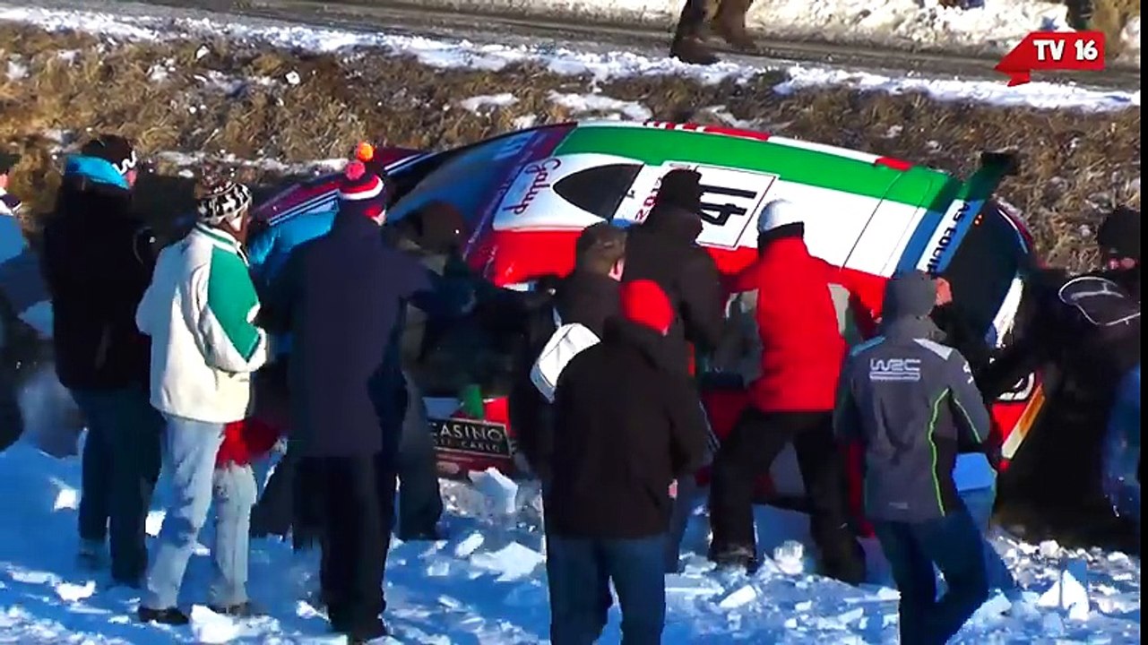 Monte Carlo 2017 - Crash - Sortie de Route G. Basso