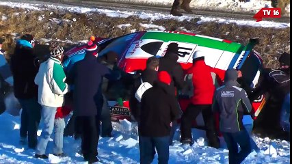 Monte Carlo 2017 - Crash - Sortie de Route G. Basso