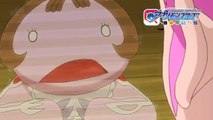 TVアニメ『アプリモンスターズ』第30話予告「ドカモンの恋! グルメアプリ・マリペロ襲来！」