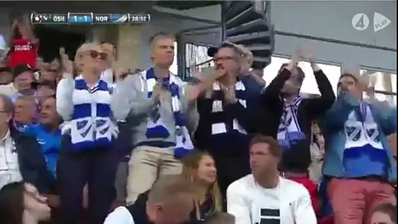 Oerebro 4:2 Norrkoping  (Swedish Allsvenskan . 2 July 2017)