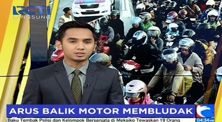Libur Akhir Lebaran, Puluhan Ribu Motor Padati Jalan Pantura