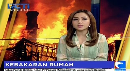 Konsleting Listrik, Satu Rumah di Duren Sawit Terbakar