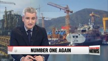 Korean shipbuilders reclaim biggest global market share