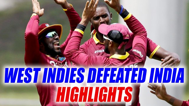 India defeated by West Indies by 11 runs in 4th ODIs | Oneindia News