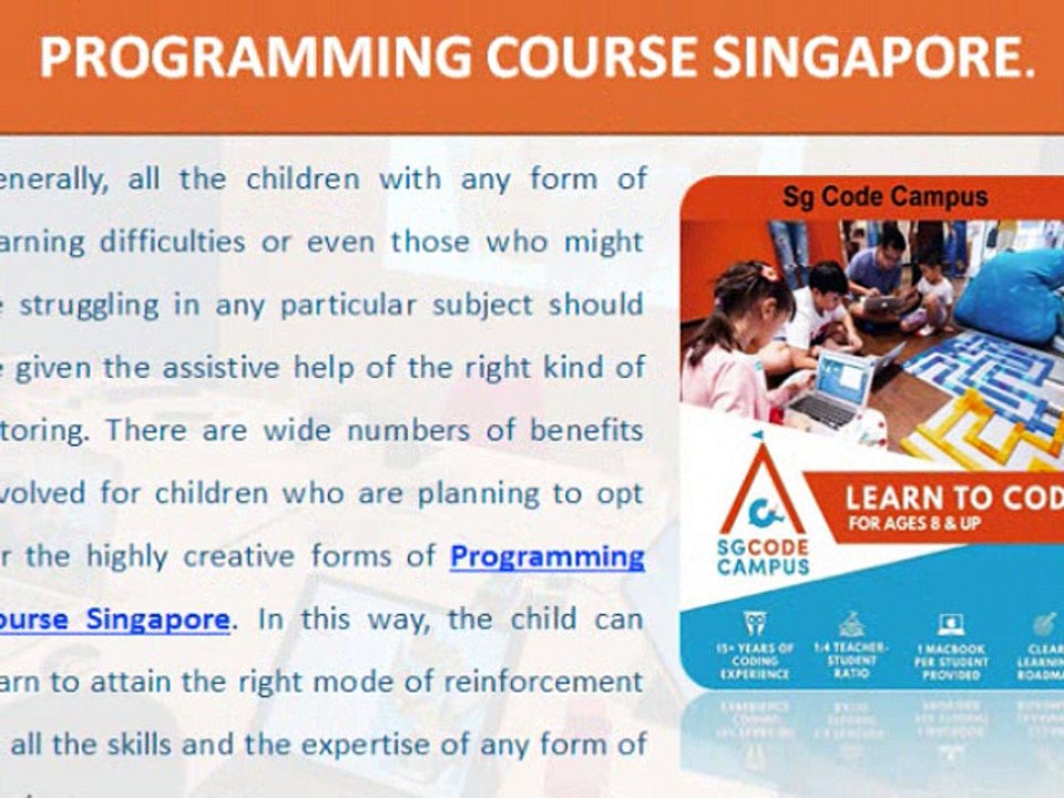 Best Programming Classes In Singapore For Children's