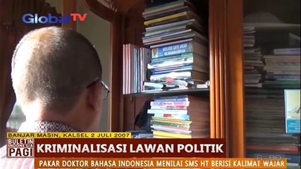 Pakar Doktor Bahasa Indonesia menilai SMS Hary Tanoe Berisi Kalimat Wajar