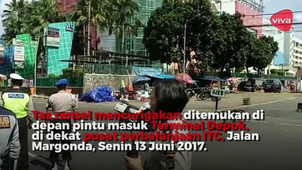 Tas Mencurigakan Gegerkan Terminal Depok