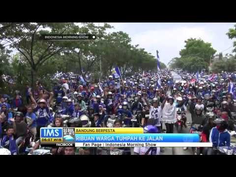 Perayaan kemenangan Persib di ISL berlangsung meriah - IMS