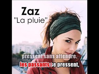 Zaz - La pluie KARAOKE / INSTRUMENTAL