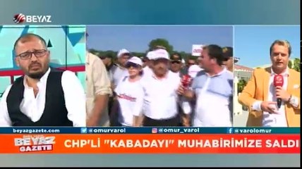 Adalet yürüyüşünde saldırıya uğrayan Beyaz Tv muhabiri o anları anlattı!