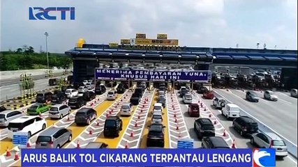 Arus Balik di Tol Cikarang Terpantau Lengang