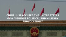China accuses US of 'serious military provocation'