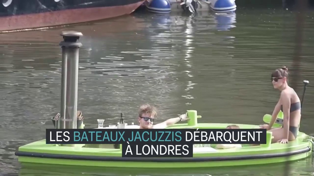 Des bateaux Jacuzzis débarquent à Londres