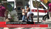Sancaktepe'de polise ateş açıldı