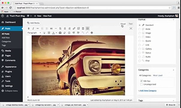 [WP cơ bản - 09] Các chức năng để soạn nội dung trong WordPress