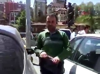 Polis meydanlar bağırdı - acemi kamera