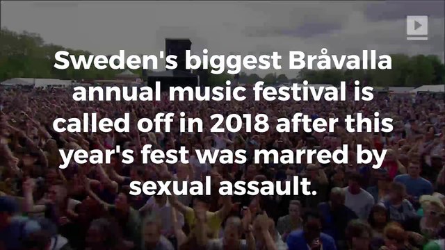 Swedish music fest canceled after wave of sexual assault cases