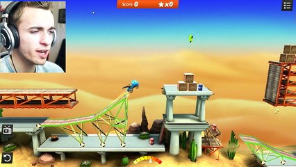 DIPLÔME DU REGGAEMAN CASCADEUR  ! (Bridge Constructor Stunts)